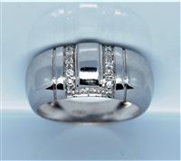 Ring Guerretta Gioielli Woman Anello Diamanti in White Gold Diamante 0.18 Ct B.0.18-17 - B.0.18-17
